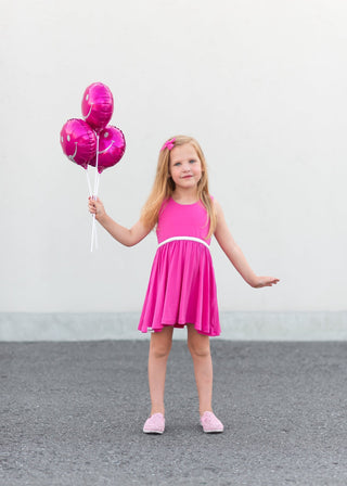 Azalea Pink Empire Tunic Set - Tunics - Twinflower Creations
