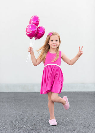 Azalea Pink Empire Tunic Set - Tunics - Twinflower Creations