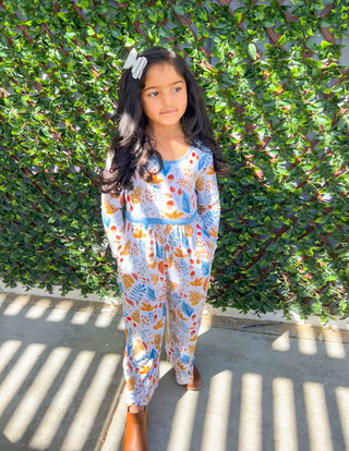 Acorn's Delight Wide Leg Romper - Rompers - Twinflower Creations