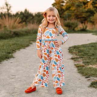 Acorn's Delight Wide Leg Romper - Rompers - Twinflower Creations