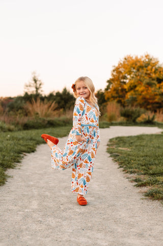 Acorn's Delight Wide Leg Romper - Rompers - Twinflower Creations