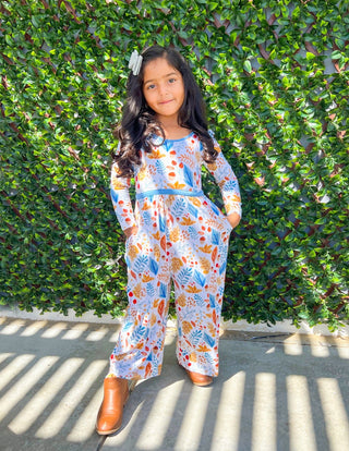 Acorn's Delight Wide Leg Romper - Rompers - Twinflower Creations
