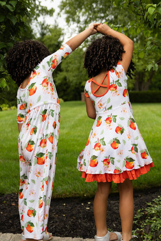 Awesome Apples Wide Leg Romper - Rompers - Twinflower Creations