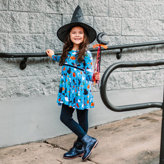 Boo! Long Sleeve Empire Tunic Set - Dresses - Twinflower Creations