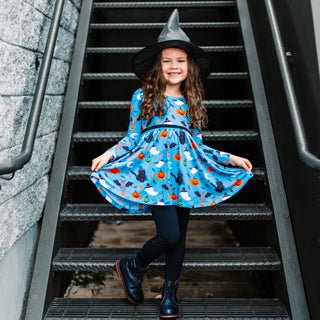 Boo! Long Sleeve Empire Tunic Set - Dresses - Twinflower Creations