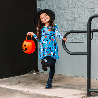 Boo! Long Sleeve Empire Tunic Set - Dresses - Twinflower Creations