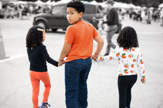 Boys Henley Tee in Pimenton - Shirts - Twinflower Creations