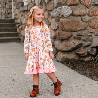 Gingerbread Village Annie Dress - Dresses - Twinflower Creations