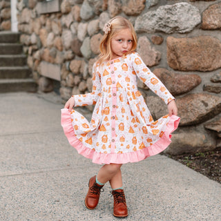 Gingerbread Village Annie Dress - Dresses - Twinflower Creations