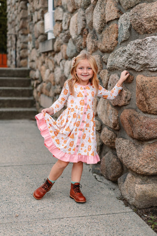 Gingerbread Village Annie Dress - Dresses - Twinflower Creations