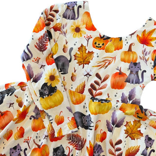 Halloween Bamboo Twirl Dress - Dresses - Twinflower Creations