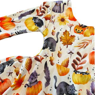 Halloween Bamboo Twirl Dress - Dresses - Twinflower Creations