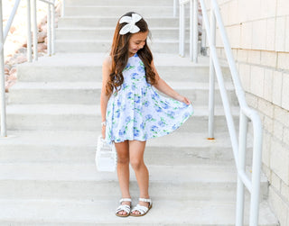 Happy Hydrangeas Empire Tunic - Dresses - Twinflower Creations