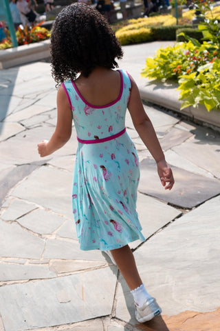 Marvelous Mermaids Sleeveless Twirl Dress - Dresses - Twinflower Creations