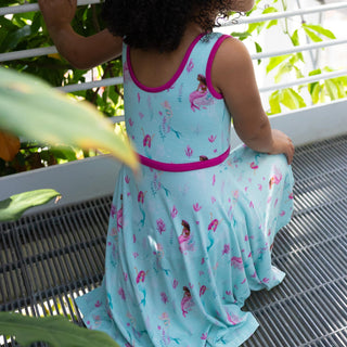 Marvelous Mermaids Sleeveless Twirl Dress - Dresses - Twinflower Creations