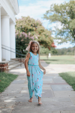 Marvelous Mermaids Sleeveless Wide Leg Romper - Rompers - Twinflower Creations