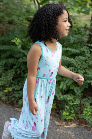 Marvelous Mermaids Sleeveless Wide Leg Romper - Rompers - Twinflower Creations