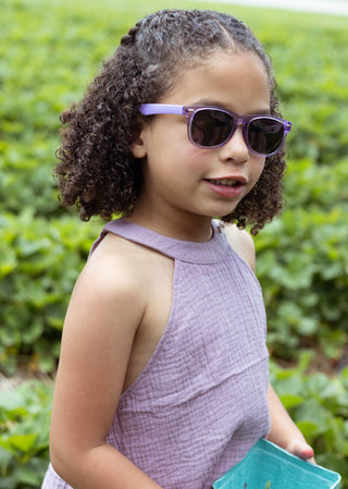 Organic Halter Top in Perfect Purple - Shirts - Twinflower Creations