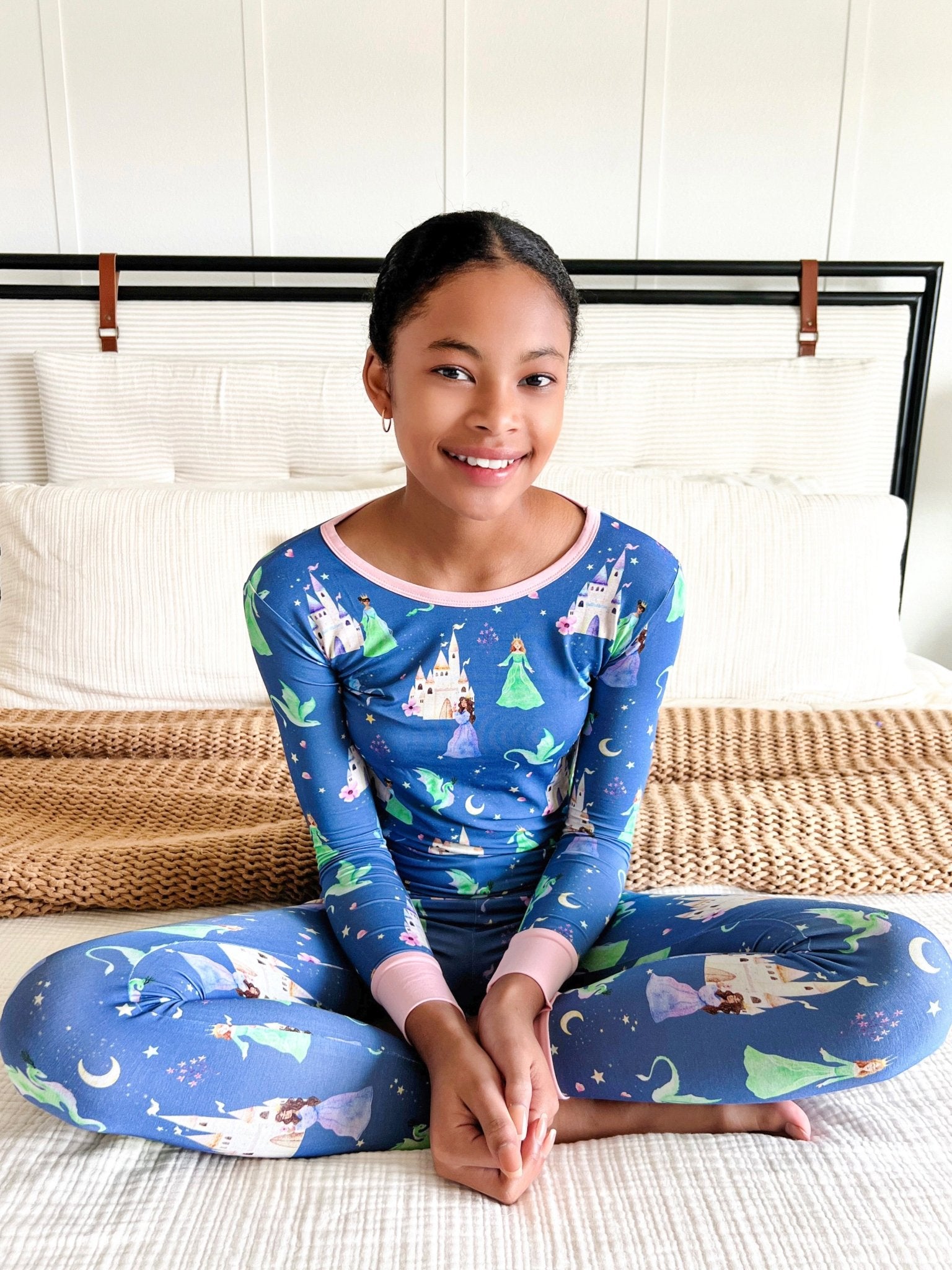 Princess & Dragon Organic Bamboo Pajama Set – Twinflower