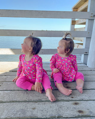 Rainbow Love Empire Tunic Set - Dresses - Twinflower Creations