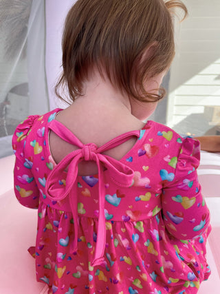 Rainbow Love Empire Tunic Set - Dresses - Twinflower Creations