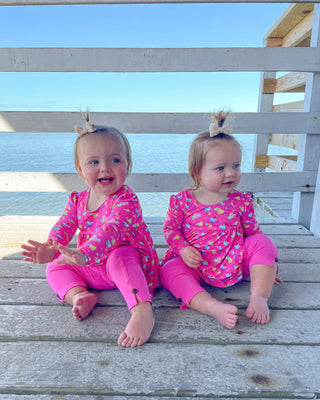 Rainbow Love Empire Tunic Set - Dresses - Twinflower Creations