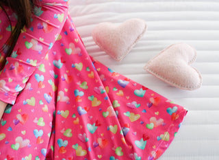 Rainbow Love Long Sleeve Twirl Dress - Dresses - Twinflower Creations