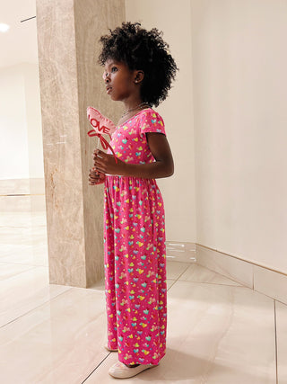 Rainbow Love Wide Leg Romper - Rompers - Twinflower Creations