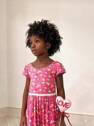 Rainbow Love Wide Leg Romper - Rompers - Twinflower Creations