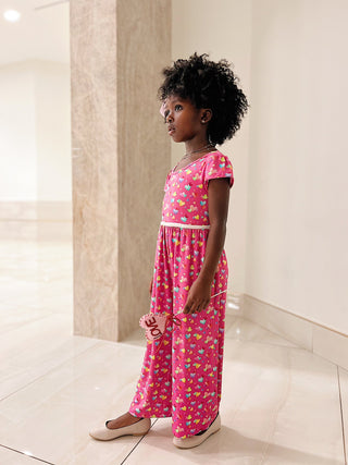 Rainbow Love Wide Leg Romper - Rompers - Twinflower Creations