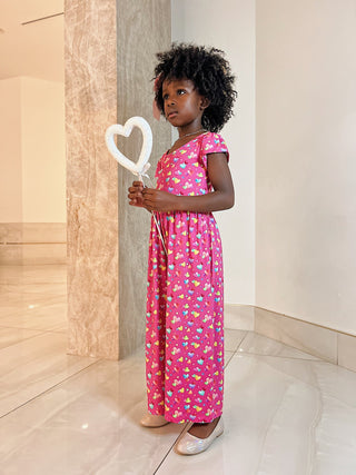Rainbow Love Wide Leg Romper - Rompers - Twinflower Creations